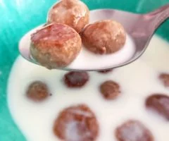 Cereal Nutritivo casero con AVENA, cereal saludable bolitas de Chocolate